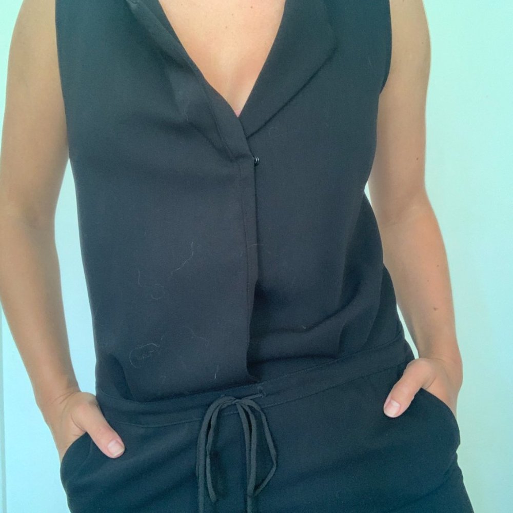 Anthropologie | Dolan T-Shirt Black Romper - Picture 5 of 14
